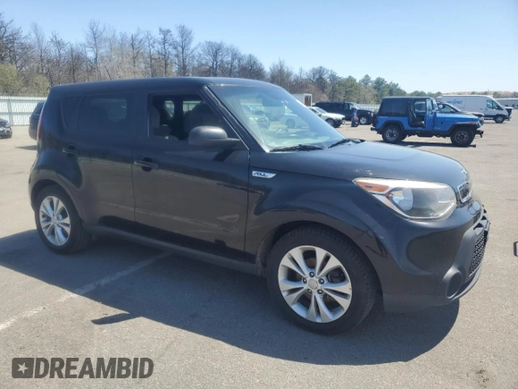 2015 Kia Soul + with VIN KNDJP3A57F7182016, listed as a Copart auction lot 54842805 with 215,332 mi miles and Clean Title. Bid and sale history available at carsss.com. Image 4.