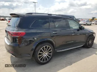 2023 Mercedes-Benz GLS with VIN 4JGFF8GE1PB007316, listed as a Copart auction lot 70034404 with 13,339 mi miles and Salvage Title. Bid and sale history available at carsss.com. Image 3.