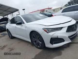 2022 Acura TLX w/A-Spec Package with VIN 19UUB5F59NA001954, listed as a IAAI auction lot 42368946 with 25,685 mi miles and . Bid and sale history available at DreamBid. Image 13.