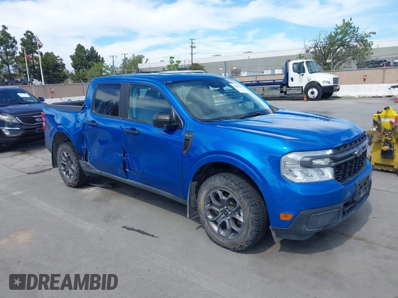 2022 Ford Maverick XL with VIN 3FTTW8E98NRA37063, listed as a IAAI auction lot 42005119 with 25,568 mi miles. Bid and sale history available at carsss.com. Image 6.