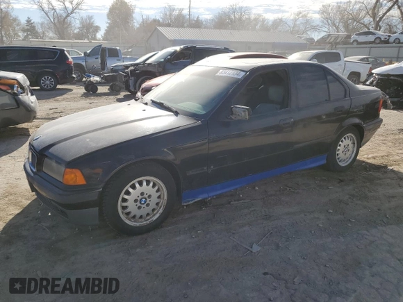 1994 BMW 3 Series 325i with VIN WBACB332XRFE16573, listed as a Copart auction lot 83412134 with 99,320 mi miles and Salvage Title. Bid and sale history available at carsss.com. Image 1.