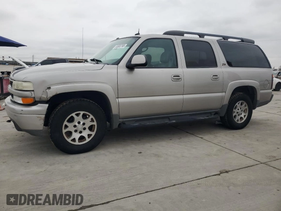 2004 Chevrolet Suburban Z71 with VIN 3GNFK16Z04G153177, listed as a Copart auction lot 44893795 with 222,092 mi miles and Salvage Title. Bid and sale history available at carsss.com. Image 1.