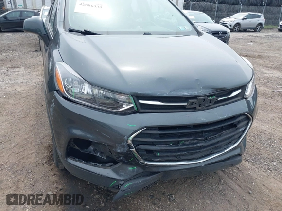 2020 Chevrolet Trax LS with VIN 3GNCJKSB2LL224969, listed as a IAAI auction lot 42506333 with 101,529 mi miles and . Bid and sale history available at DreamBid. Image 6.