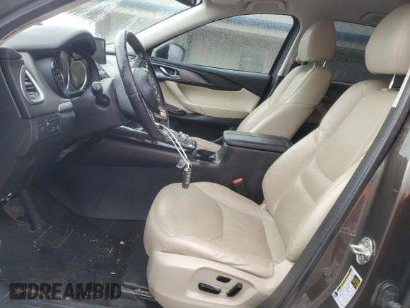 2017 Mazda CX-9 Touring with VIN JM3TCBCY0H0133586, listed as a Copart auction lot 50993075 with 103,125 mi miles and Salvage title. Bid and sale history available at DreamBid. Image 7.