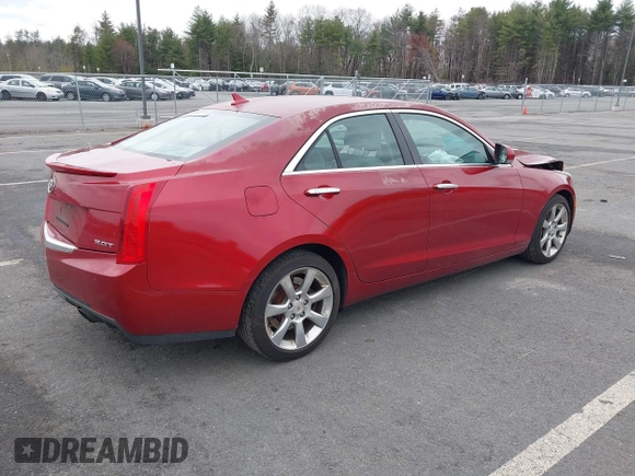 2014 Cadillac ATS Luxury AWD with VIN 1G6AH5RX6E0167127, listed as a IAAI auction lot 41952694 with 180,480 mi miles and . Bid and sale history available at carsss.com. Image 4.