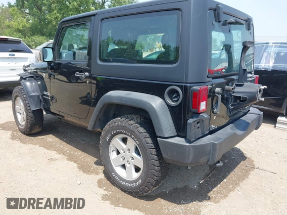 2017 Jeep Wrangler Sport with VIN 1C4AJWAG8HL559225, listed as a IAAI auction lot 42479741 with 129,933 mi miles and . Bid and sale history available at DreamBid. Image 3.