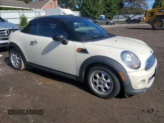 2012 MINI Cooper Coupe with VIN WMWSX1C52CT164027, listed as a Copart auction lot 74329124 with 0 mi miles and Clean Title. Bid and sale history available at carsss.com. Image 4.