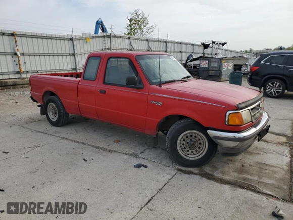 1996 Ford Ranger XL with VIN 1FTCR14U6TPA93172, listed as a Copart auction lot 54744295 with 151,148 mi miles and Salvage title. Bid and sale history available at DreamBid. Image 4.