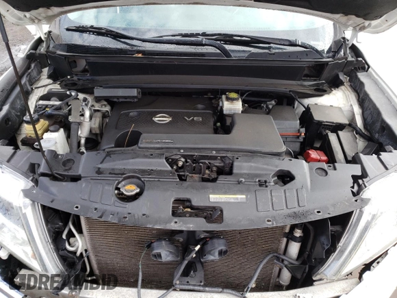 2016 Nissan Pathfinder SV with VIN 5N1AR2MM5GC652782, listed as a Copart auction lot 48289305 with 117,667 mi miles and Salvage Title. Bid and sale history available at carsss.com. Image 14.