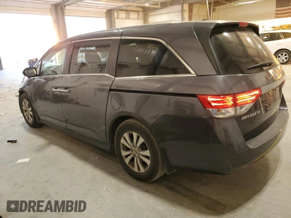 2017 Honda Odyssey SE with VIN 5FNRL5H33HB016555, listed as a Copart auction lot 42603465 with 74,914 mi miles and Salvage Title. Bid and sale history available at carsss.com. Image 2.