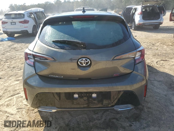 2020 Toyota Corolla Hatchback SE with VIN JTND4RBE0L3094866, listed as a Copart auction lot 73924134 with 0 mi miles and Non Repairable. Bid and sale history available at carsss.com. Image 6.