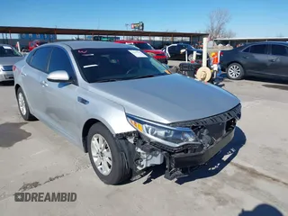 2017 Kia Optima LX z VIN KNAGT4L30H5145960, wystawiony jako IAAI lot #41731565 z przebiegiem 121 278 mil mil oraz . Historia ofert i sprzedaży dostępna na DreamBid. Obrazek 1.