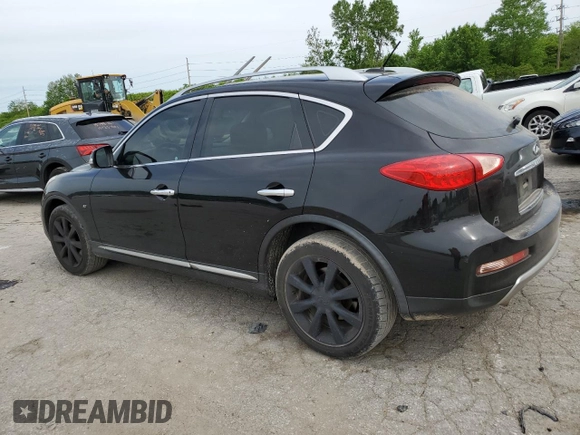 2017 Infiniti QX50 with VIN JN1BJ0RR0HM403944, listed as a Copart auction lot 52775794 with 105,916 mi miles and Salvage Title. Bid and sale history available at carsss.com. Image 2.