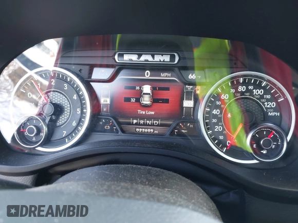 2023 Ram 1500 Laramie with VIN 1C6SRFJT8PN520610, listed as a IAAI auction lot 41898526 with 23,605 mi miles and . Bid and sale history available at DreamBid. Image 7.