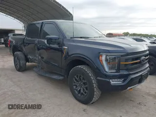 2023 Ford F-150 XL with VIN 1FTEW1E87PFB33760, listed as a IAAI auction lot 40964113 with 18,968 mi miles. Bid and sale history available at carsss.com. Image 1.