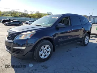 2016 Chevrolet Traverse LS with VIN 1GNKRFED9GJ236946, listed as a Copart auction lot 53459125 with 160,716 mi miles and Salvage Title. Bid and sale history available at carsss.com. Image 1.