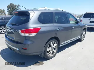 2013 Nissan Pathfinder SL with VIN 5N1AR2MN3DC604721, listed as a IAAI auction lot 42204383 with 149,536 mi miles and . Bid and sale history available at DreamBid. Image 4.