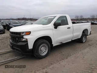 2021 Chevrolet Silverado 1500 Work Truck with VIN 3GCNWAEH9MG272119, listed as a Copart auction lot 84178824 with 126,233 mi miles and Salvage Title. Bid and sale history available at carsss.com. Image 1.