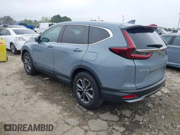 2020 Honda CR-V EX with VIN 7FARW2H51LE010421, listed as a IAAI auction lot 41861502 with 24,261 mi miles. Bid and sale history available at carsss.com. Image 3.