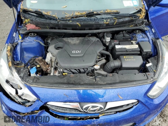 2014 Hyundai Accent GS with VIN KMHCT5AE7EU152218, listed as a Copart auction lot 57022785 with 117,677 mi miles and Salvage title. Bid and sale history available at DreamBid. Image 11.