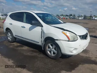 2012 Nissan Rogue S with VIN JN8AS5MV0CW393179, listed as a IAAI auction lot 42128871 with 88,068 mi miles and . Bid and sale history available at DreamBid. Image 1.