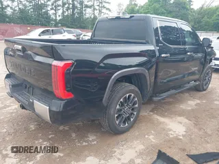 2024 Toyota Tundra Limited Hybrid with VIN 5TFJC5DB5RX046352, listed as a IAAI auction lot 42139232 with 22,189 mi miles and . Bid and sale history available at DreamBid. Image 4.