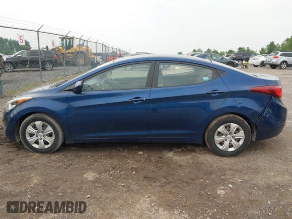 2016 Hyundai Elantra SE with VIN 5NPDH4AE0GH703882, listed as a IAAI auction lot 42483409 with 114,523 mi miles and . Bid and sale history available at DreamBid. Image 14.