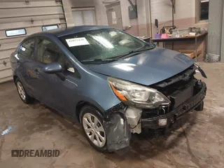 2016 Kia Rio LX with VIN KNADM4A38G6542067, listed as a IAAI auction lot 42057438 with 128,196 mi miles. Bid and sale history available at carsss.com. Image 1.