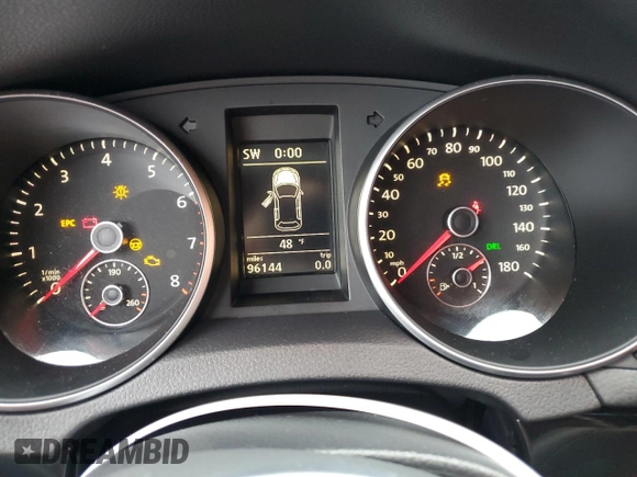 2010 Volkswagen Golf GTI with VIN WVWGV7AJ3AW236043, listed as a Copart auction lot 82016684 with 96,144 mi miles and Salvage title. Bid and sale history available at DreamBid. Image 9.
