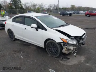 2012 Honda Civic Sdn LX with VIN 2HGFB2F54CH335301, listed as a IAAI auction lot 41914960 with 258,393 mi miles. Bid and sale history available at carsss.com. Image 1.