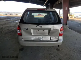 2000 Mazda MPV DX with VIN JM3LW28G8Y0142883, listed as a Copart auction lot 82633154 with 161,196 mi miles and Salvage Title. Bid and sale history available at carsss.com. Image 6.