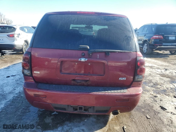 2007 Chevrolet TrailBlazer LT with VIN 1GNET13H272199885, listed as a Copart auction lot 88902505 with 150,979 mi miles and Salvage Title. Bid and sale history available at carsss.com. Image 6.