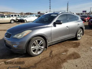 2012 Infiniti EX Journey with VIN JN1AJ0HR3CM452013, listed as a Copart auction lot 45413185 with 67,536 mi miles and Salvage Title. Bid and sale history available at carsss.com. Image 1.