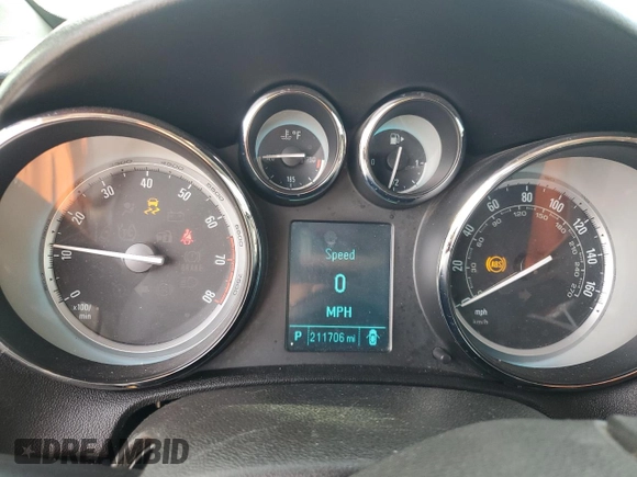 2017 Buick Verano Sport Touring with VIN 1G4PR5SK4H4114521, listed as a Copart auction lot 49881525 with 211,706 mi miles and Salvage Title. Bid and sale history available at carsss.com. Image 9.