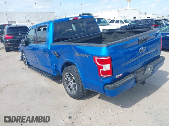 2020 Ford F-150 XL z VIN 1FTEW1CP9LKD17562, wystawiony jako IAAI lot #42060802 z przebiegiem 36 272 mil mil oraz . Historia ofert i sprzedaży dostępna na DreamBid. Obrazek 3.