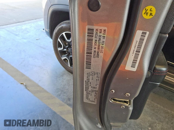 2021 Jeep Compass Trailhawk с VIN 3C4NJDDB4MT564832, выставлен на аукционе Copart как лот 65821095 с пробегом 104 208 миль миль и Чистый • Clean title. История ставок и продаж доступна на DreamBid. Изображение 13.