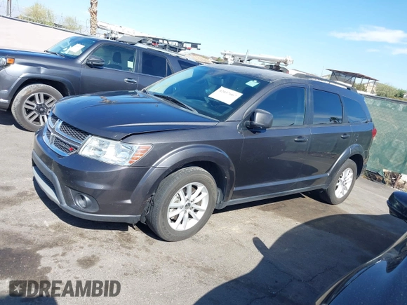 2017 Dodge Journey SXT with VIN 3C4PDCBBXHT506498, listed as a IAAI auction lot 42057667 with 110,059 mi miles and . Bid and sale history available at DreamBid. Image 14.