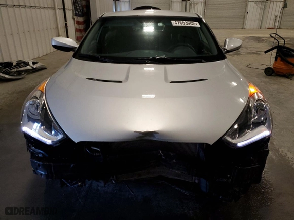 2015 Hyundai Veloster RE:FLEX with VIN KMHTC6AD3FU245154, listed as a Copart auction lot 47603005 with 122,159 mi miles and Non Repairable. Bid and sale history available at carsss.com. Image 5.