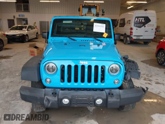 2017 Jeep Wrangler Sport with VIN 1C4AJWAG5HL578041, listed as a IAAI auction lot 41935216 with 119,837 mi miles and . Bid and sale history available at DreamBid. Image 12.