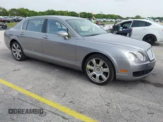 2008 Bentley Flying Spur with VIN SCBBR93W98C051674, listed as a IAAI auction lot 42615576 with 100,313 mi miles and . Bid and sale history available at DreamBid. Image 1.
