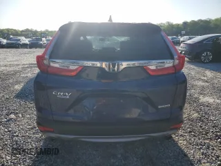 2017 Honda CR-V Touring with VIN 5J6RW1H90HL011602, listed as a Copart auction lot 52429865 with 49,284 mi miles and Salvage Title. Bid and sale history available at carsss.com. Image 6.