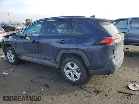 2021 Toyota RAV4 Hybrid XLE with VIN 2T3RWRFV3MW108921, listed as a Copart auction lot 43737815 with 86,795 mi miles and Salvage Title. Bid and sale history available at carsss.com. Image 2.