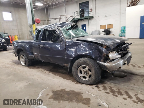 1999 Ford Ranger XL with VIN 1FTZR15V0XPB53602, listed as a Copart auction lot 88705345 with 163,963 mi miles and Non Repairable. Bid and sale history available at carsss.com. Image 4.