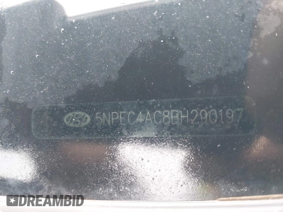 2011 Hyundai Sonata Limited with VIN 5NPEC4AC8BH290197, listed as a IAAI auction lot 39229665 with 149,369 mi miles and . Bid and sale history available at DreamBid. Image 12.