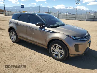 2020 Land Rover Range Rover Evoque S with VIN SALZJ2FX8LH022850, listed as a Copart auction lot 50439675 with 55,283 mi miles and Salvage Title. Bid and sale history available at DreamBid. Image 4.