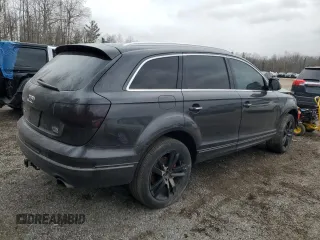 2014 Audi Q7 with VIN WA1VGCFE4ED019313, listed as a Copart auction lot 46291515 with Not provided miles and Salvage title. Bid and sale history available at DreamBid. Image 3.