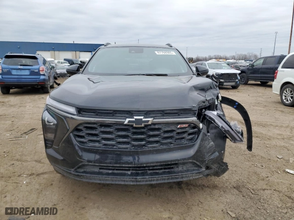2025 Chevrolet Trax 2RS with VIN KL77LJEP4SC137152, listed as a Copart auction lot 47768905 with 4,663 mi miles and Salvage Title. Bid and sale history available at carsss.com. Image 5.