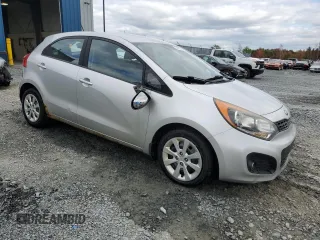2013 Kia Rio LX with VIN KNADM5A38D6851068, listed as a Copart auction lot 74433694 with 258,009 mi miles and Clean Title. Bid and sale history available at DreamBid. Image 4.