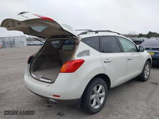 2009 Nissan Murano S with VIN JN8AZ18W59W101798, listed as a IAAI auction lot 41871492 with 159,017 mi miles. Bid and sale history available at carsss.com. Image 4.