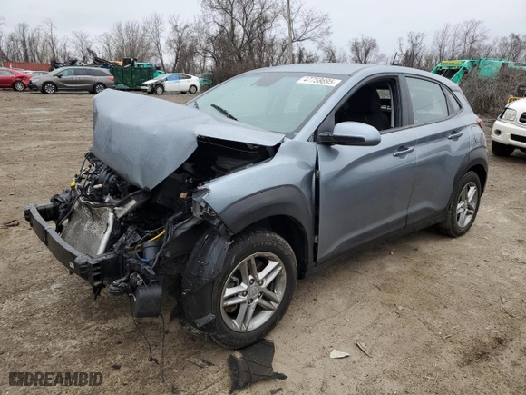 2021 Hyundai Kona SE with VIN KM8K1CAA2MU645600, listed as a Copart auction lot 47758695 with 74,039 mi miles and Salvage Title. Bid and sale history available at carsss.com. Image 1.